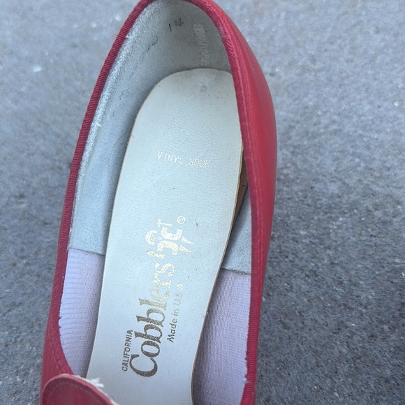 Vintage Red heel loafer - Picture 8 of 8